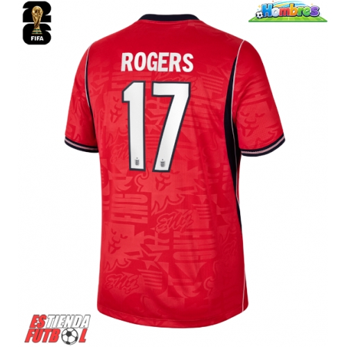 Inglaterra Morgan Rogers #17 Segunda Equipación Mundial 2026 Manga Corta